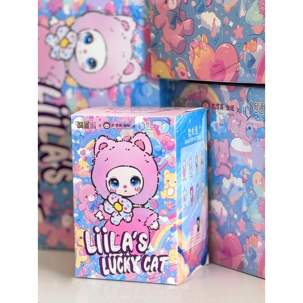 ซื้อ Liila Lucky Cat Plush Pedent Keychain กล่องปริศนาตุ๊กตาแมวนําโชคน้อย