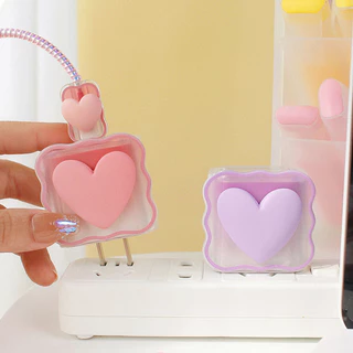 1ชุด5ชิ้น ชุดถนอมสายชาร์สำหรับ ไอโฟน20W/18W Cable Bite เคสหัวชาร์จ สายชาร์จ ลายการ์ตูนน่ารัก ตัวถนอมสายชาร์จ