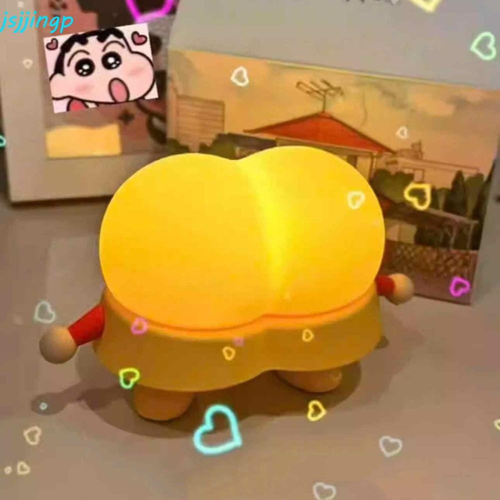 Jsjjingp PP Butt Pat Light,เรืองแสงอะนิเมะตัวเลขเครยอนชินจัง,ไฟLEDเครื่องประดับการ์ตูนNight Light Shinnosukeโคมไฟข้างเตียงของขวัญวันเกิด