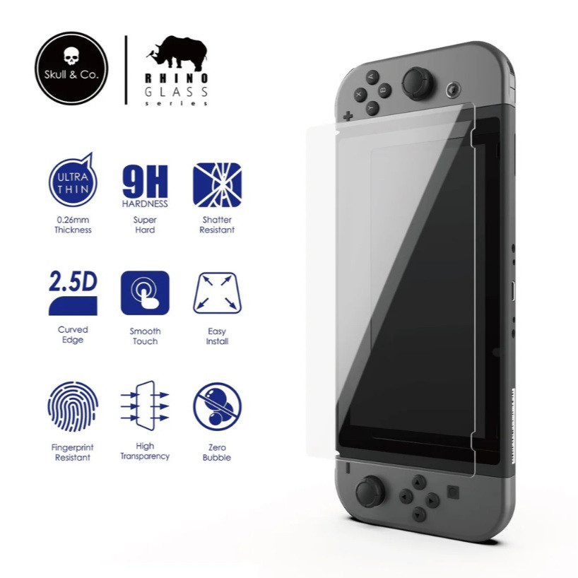 Tempered Glass for Nintendo Switch (2 Pack)