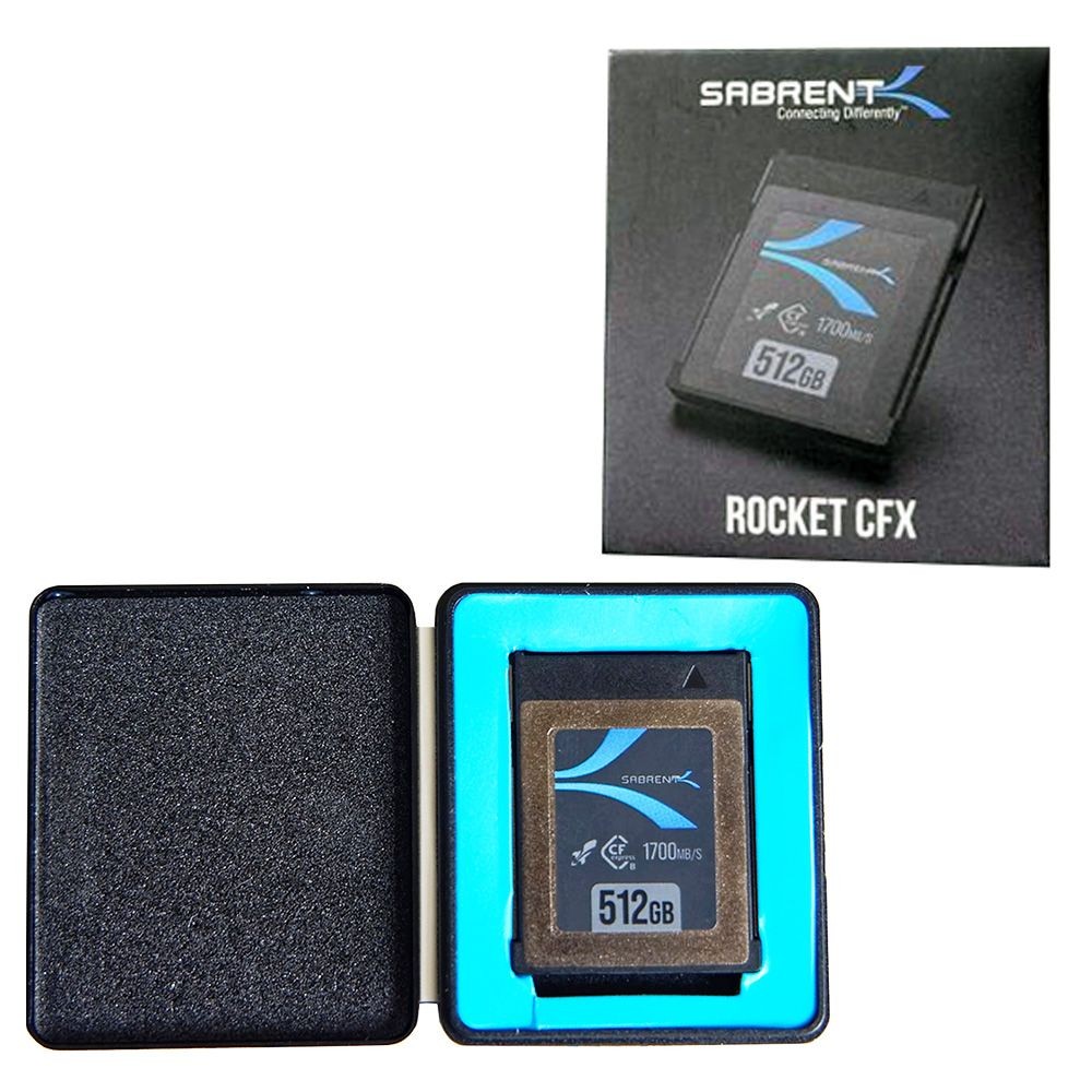 Sabrent Rocket CFX 512GB CFexpress Type B Memory Card (CF-XTBT-512) - R:1700MB/s