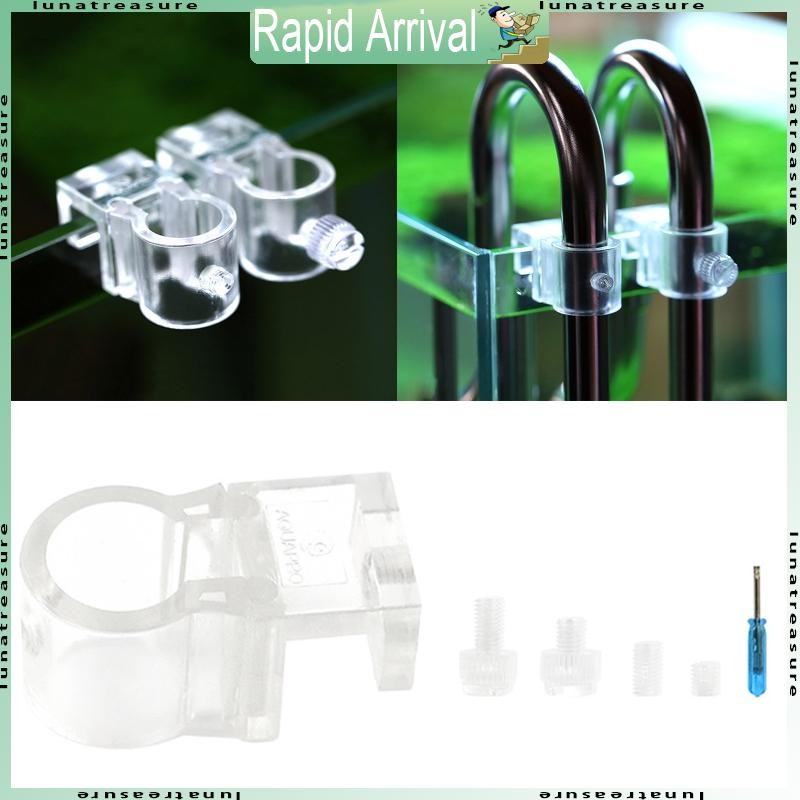Lun Aquarium Filter Inflow Outflow-Lily-Pipe Fixture Water Changer Hose Holder ปรับมัลติฟังก์ชั่นคลิปยึด
