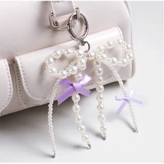 พร้อมส่ง YS250 พวงกุญแจ โบว์น่ารักๆ ห้อยกุญแจ สไตล์เกาหลี ของขวัญวันเกิด