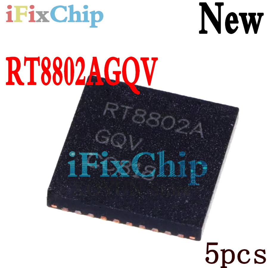 5 ชิ้น ยี่ห้อใหม่ RT8802A RT8802AGQV QFN-40 ชิปเซ็ต