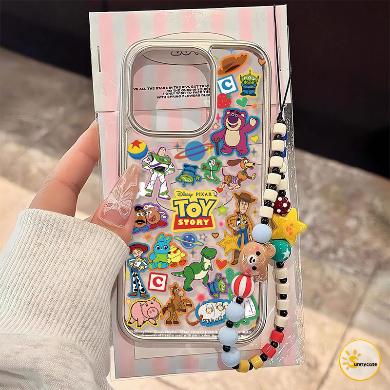 เคสนิ่มชุบใสลาย Toy Story สุดน่ารัก เข้ากันได้กับ iPhone 7 8 Plus 13 15 12 11 14 Pro Max XR X 12 15 13 14 Pro XS MAX SE