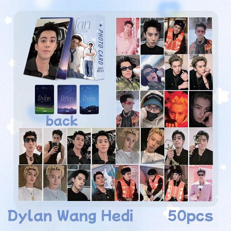 50-60pcs ละครจีน Actor Dylan Wang Hedi โฮโลแกรม Lomo การ์ดเท่านั้นสําหรับ Love Holographic Photocards Love ระหว่าง Fairy และ Devil Laser โปสการ์ดพร้อมสต็อก SX