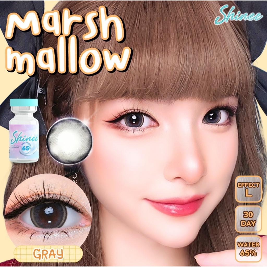 คอนแทคเลนส์[บิ๊กอาย] Marshmallow Brown / Gray (Shinee) ☁️ มี อย.ไทย - รูปที่ 4