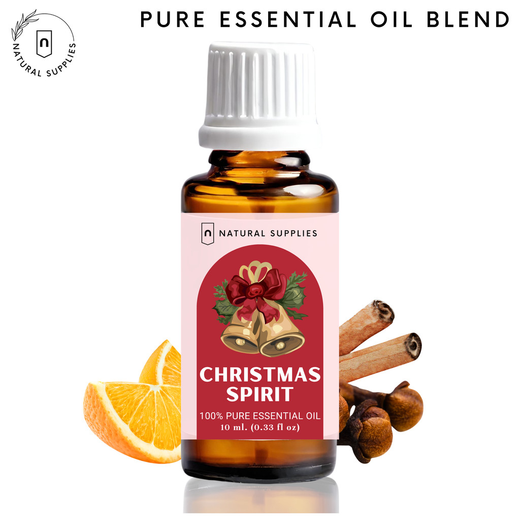 Christmas Spirit Essential Oil Blend น้ำมันหอมระเหยแท้ ผสมสูตรพิเศษ คริสต์มาสสปิริท
