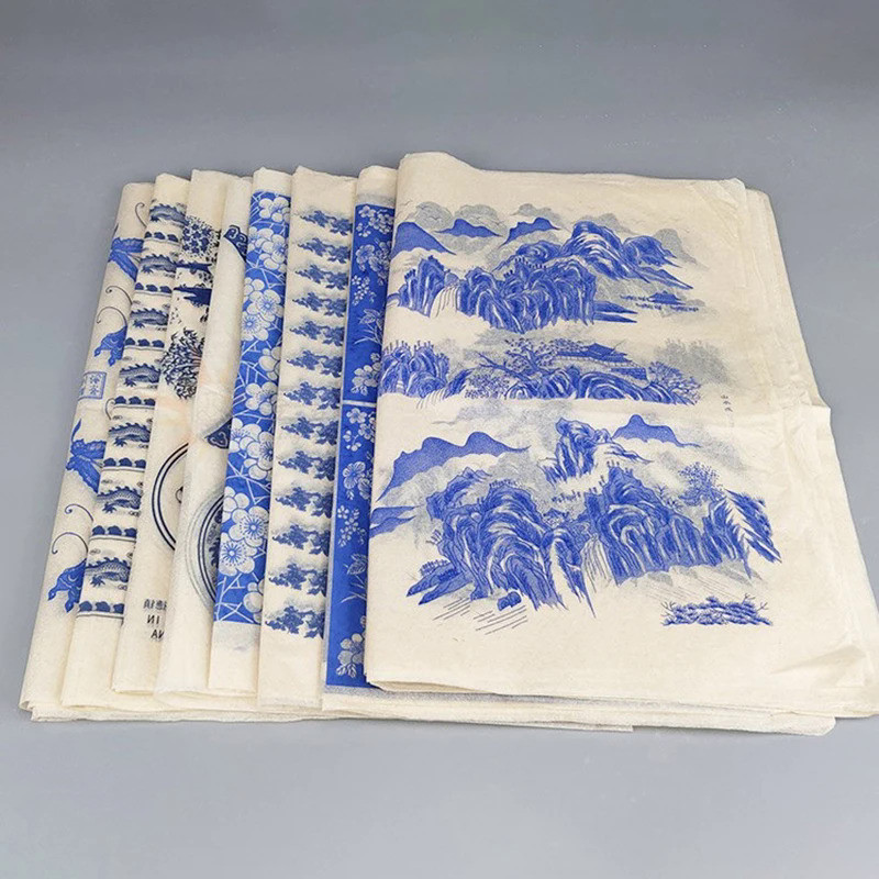 1PC Pottery Underglaze Decal Paper Flower Color Transfer Paper Polymer Clay DIY High Temperature Cer