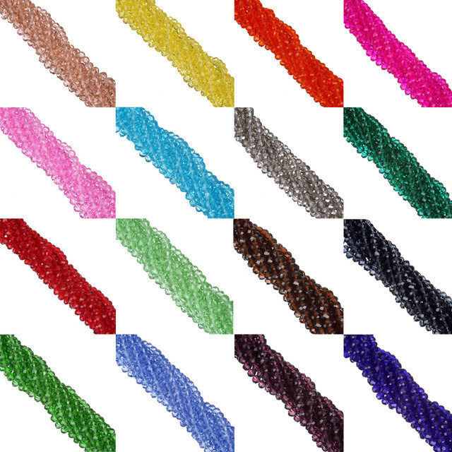 6มิลลิเมตร90ชิ้นโปร่งใสแก้วคริสตัลเหลี่ยมเพชรพลอยแบนลูกปัด ทําเอง เครื่องประดับพวงกุญแจทําอุปกรณ์ - รูปที่ 3