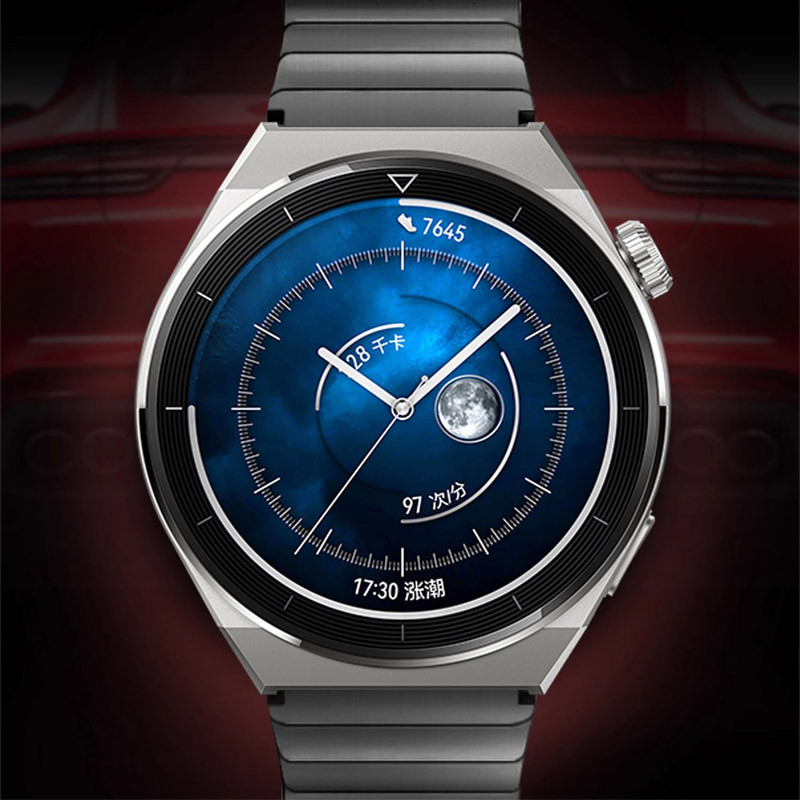 ใช้ได้กับ Huawei watch GT5 gt5pro สายคล้องสายสแตนเลสสไตล์ Porsche watch5 46mm สายเหล็กผู้ชาย