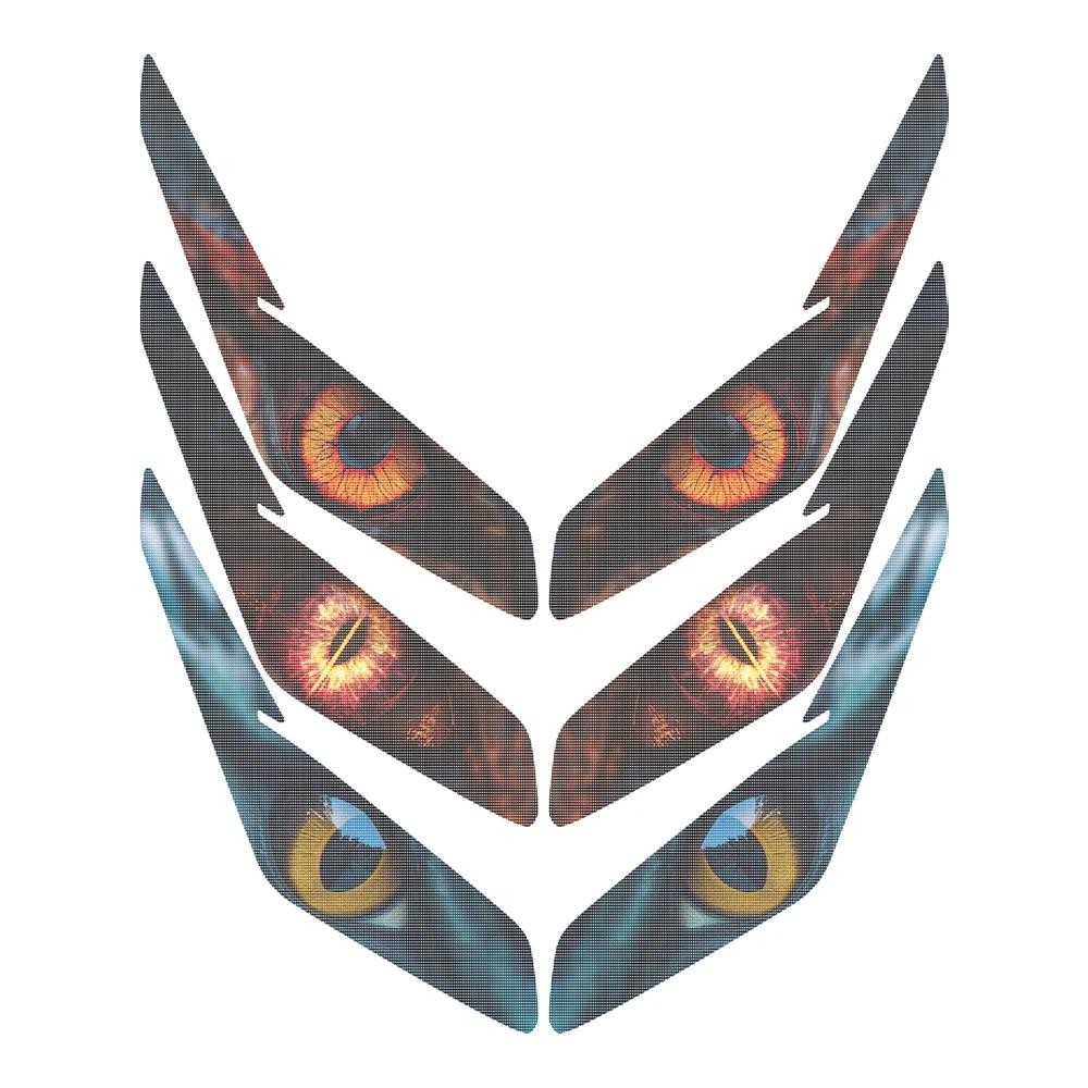 รถจักรยานยนต์ไฟหน้ายามสติกเกอร์อุปกรณ์เสริมสําหรับ ZONTES 350D 368d 368 D 368d 2024 กันน้ําหัวรูปลอก