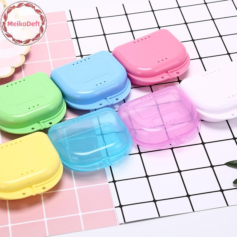 Meikodeft กล่องเก็บรีเทนเนอร์ทันตกรรมจัดฟัน กล่องเก็บฟันกระบอก TH