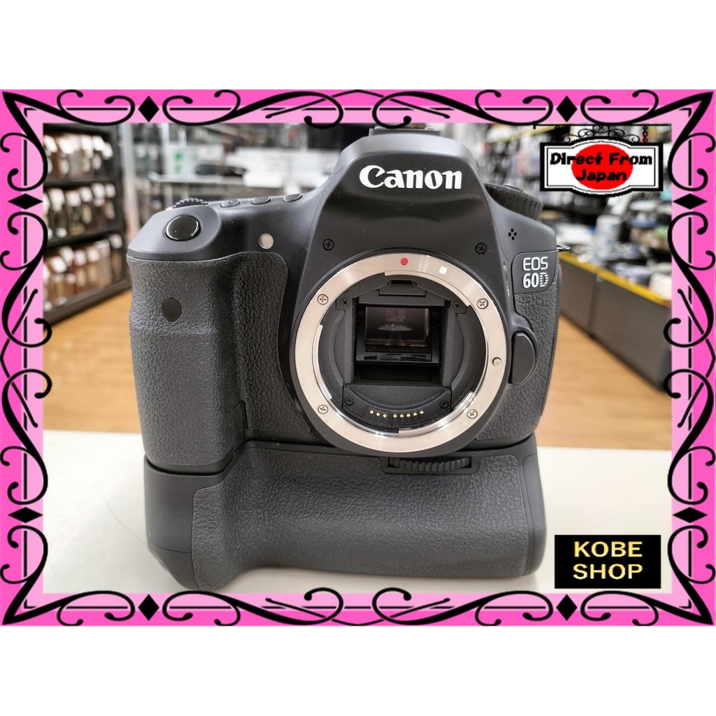 【ส่งตรงจากญี่ปุ่น】 ตัวกล้อง CANON EOS 60D/กล้องดิจิตอล SLR BG-E9 【สินค้ามือสอง】