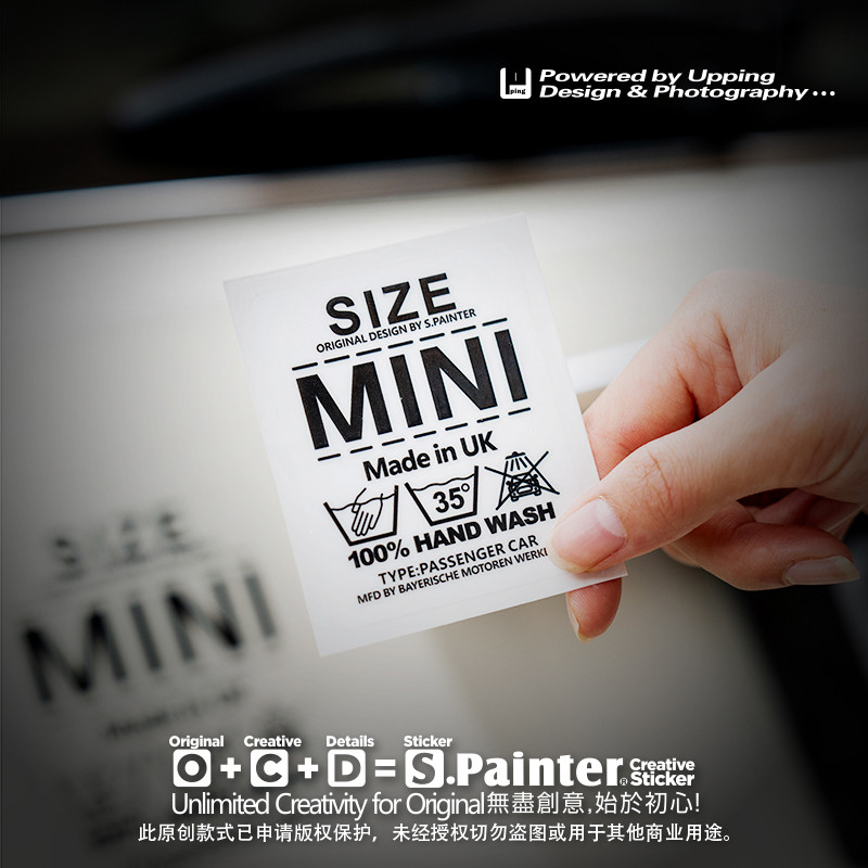 MINI COOPER label sticker COUNTRYMAN CLUBMAN car window sticker F54 F55 F56 F57 F60 R50 R52 R60 R53 
