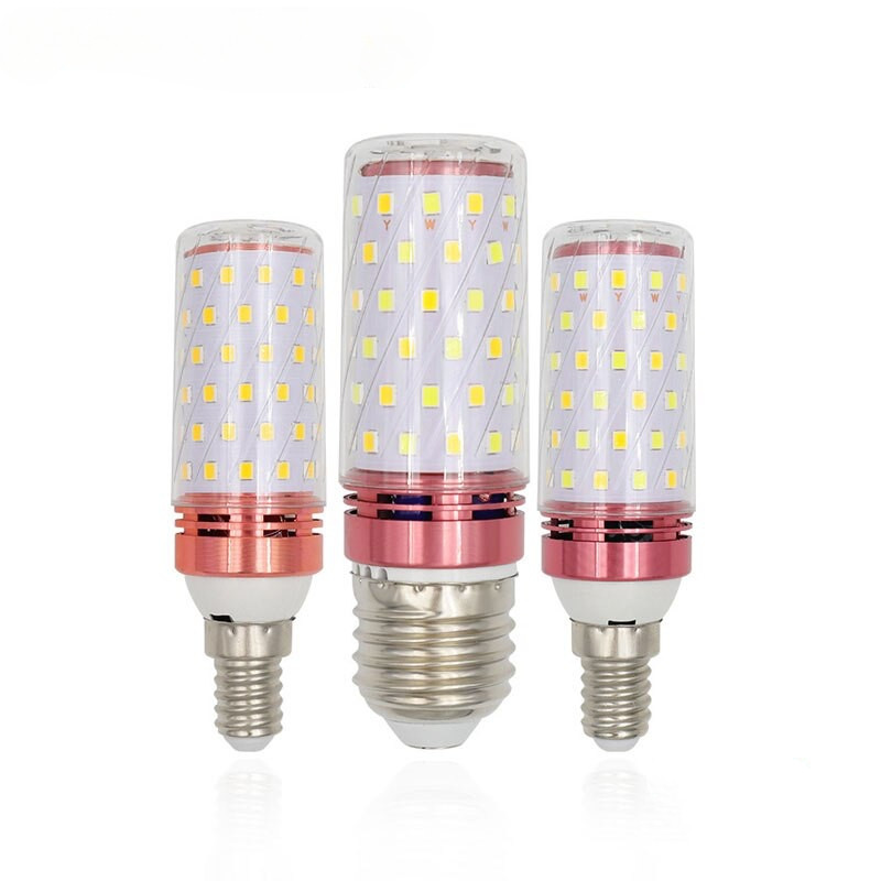 Led ข้าวโพดหลอดไฟ E27 E14 หลอดไฟ 220V LED โคมไฟโคมระย้าเทียนสําหรับตกแต่งบ้าน