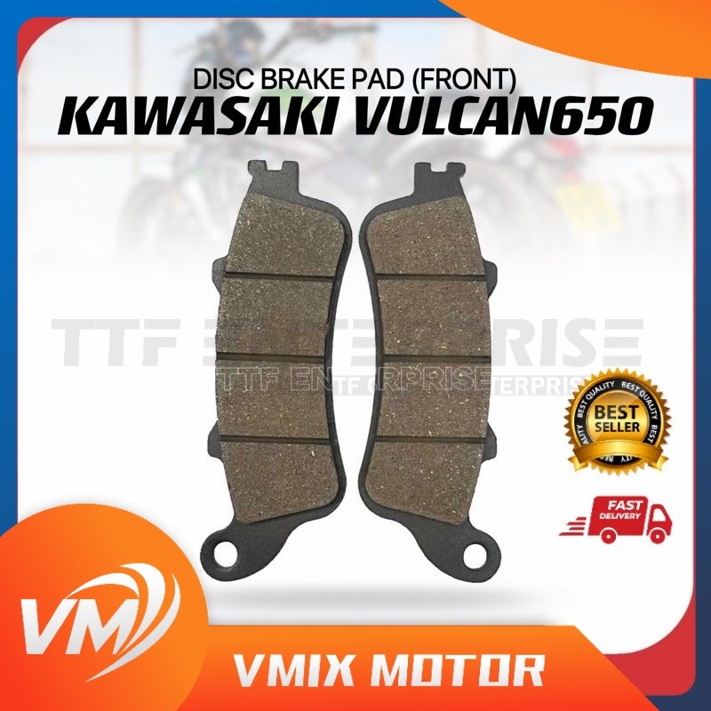 ผ้าเบรก DISC KAWASAKI VULCAN650 (FRONT) VULCAN 650 S