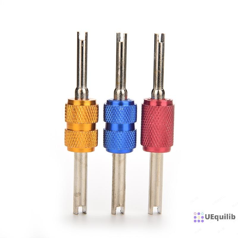 Uequilib รถรถจักรยานยนต์ยาง Tyre วาล์ว Stem Core Remover ติดตั้งซ่อมเครื่องมือ Dual End ใหม่