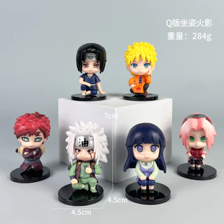 💥จัดส่งจากประเทศไทย💥6 ชิ้น/เซ็ต NARUTO คอสเพลย์ Itachi Sasuke Kakash Action รูปอะนิเมะ COD สต็อกตุ๊กตาของเล่นสําหรับเด็กของขวัญคอลเลกชันเครื่องประดับรถตกแต่งบ้านเค้กตกแต่ง Gacha Orochimar