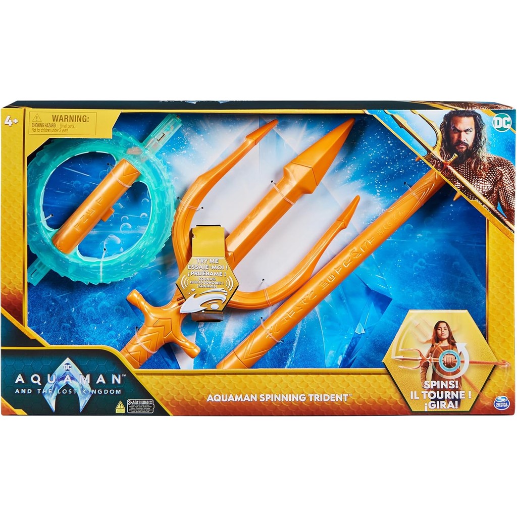 [sgstock] Aquaman DC Comics 6065654 หมุน Trident Roleplay -
