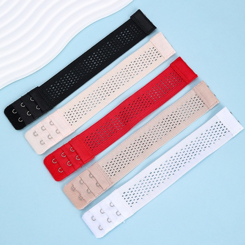 3แถว2หัวเข็มขัดชุดชั้นในตะขอ ส่วนต่อขยาย ยืดหยุ่นกลวงขยายวง20ซม