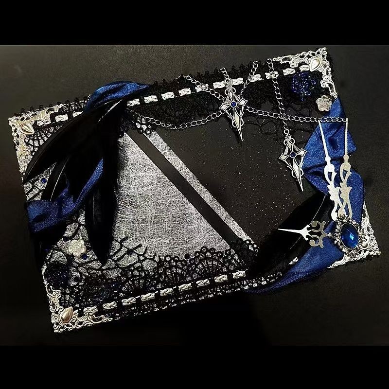 🔥Paigumei Props Tie Pain กระเป๋าวัสดุชุด Tie Board ผลิตภัณฑ์สําเร็จรูป Tie กระเป๋าตกแต่งปวดกระเป๋า diy วัสดุชุดเต็ม GZ06 + 1