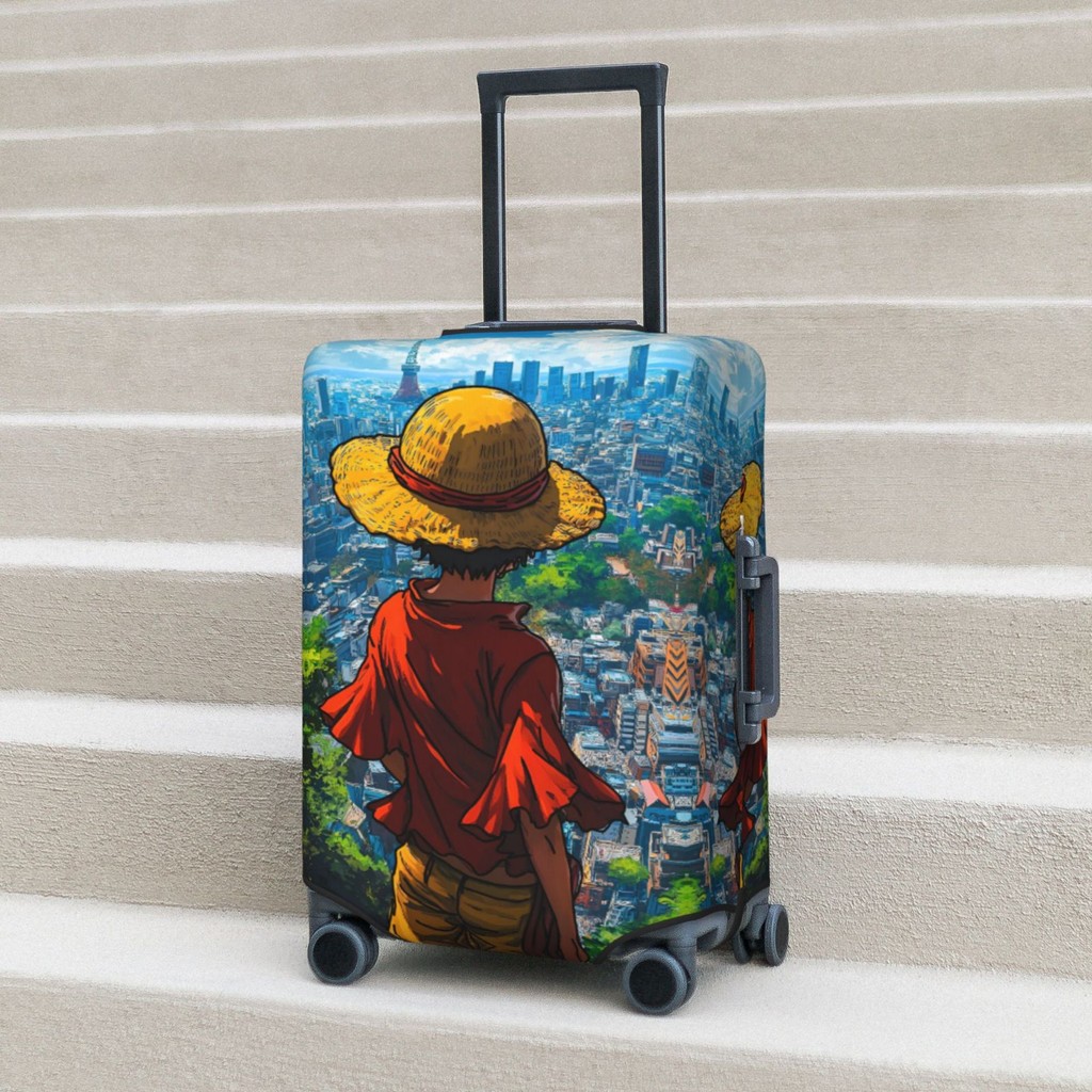 ผ้าคลุมกระเป๋าเดินทาง ผ้าสแปนเด็กซ์ แบบยืดหยุ่น ยืดหยุ่น One Piece Luggage Cover 18 20 22 24 26 28 30 32 นิ้ว LSA160