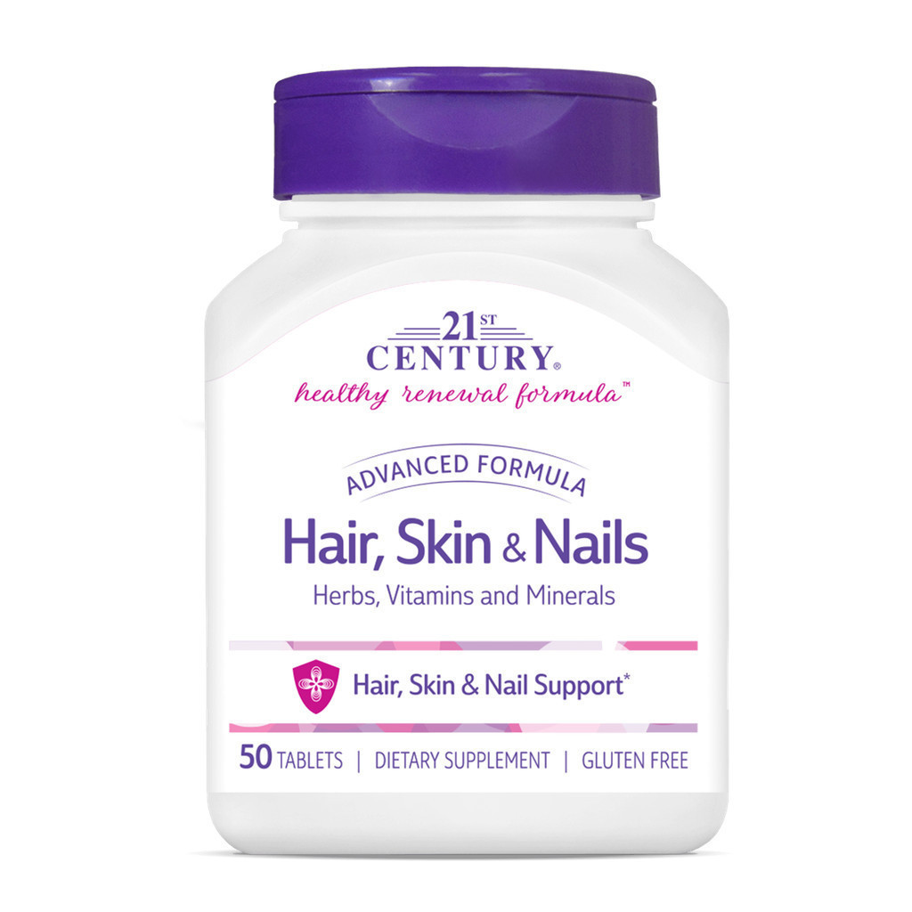 21st Century Hair, Skin & Nails (50Tablets) ผิว ผม และเล็บ