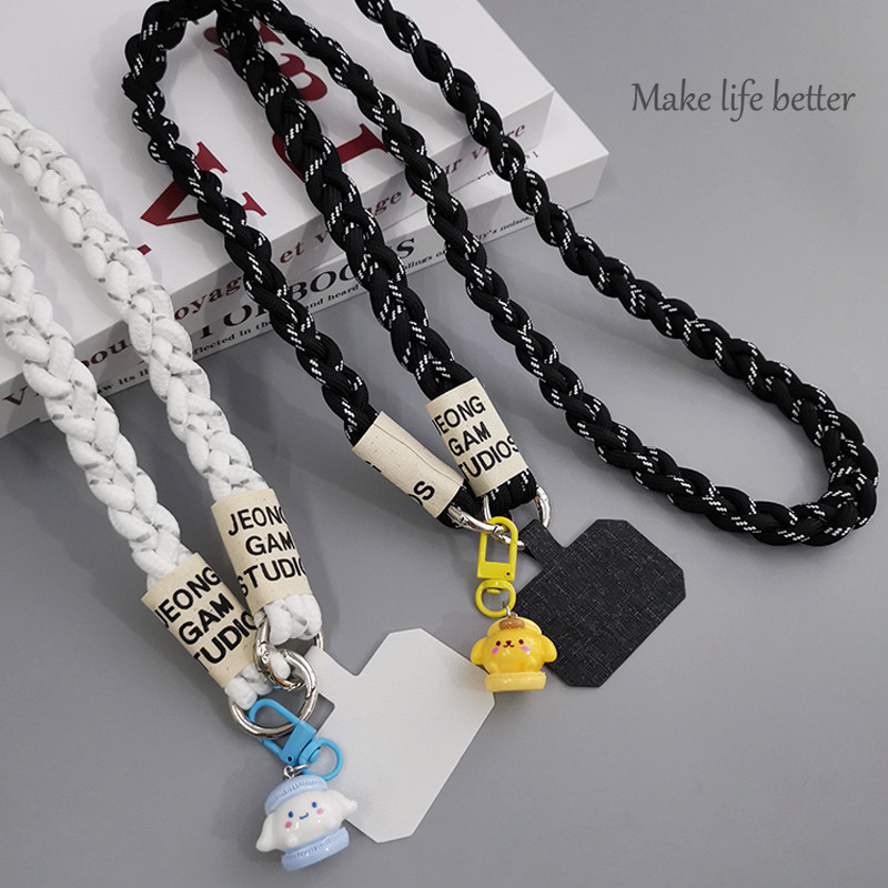 U Nisex Long Phone Strap Cross Strap การ์ตูน Sanrio Phone Case Strap-RY