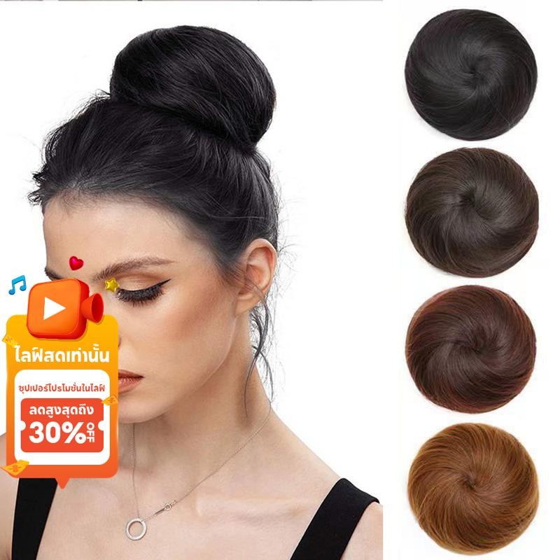 VMI มวยผมสังเคราะห์ Donut – Instant Chignon Maker Easy Updo หางม้าเครื่องมือจัดแต่งทรงผม Natural Looking Hairpiece สําหรับผู้หญิงทุกวัน