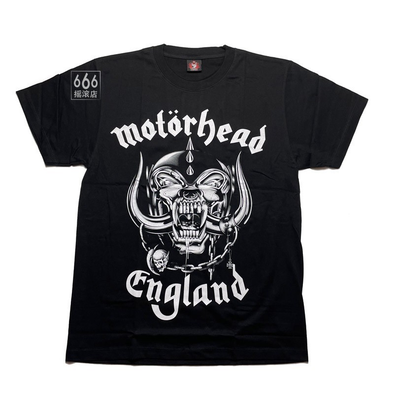 ((จัดส่งตลอด 24 ชั่วโมง) MOTORHEAD ที่คาดผมมอเตอร์ไซค์อังกฤษ เวอร์ชั่นไทย เสื้อยืดแขนสั้นพิมพ์ลายผ้าฝ้ายแท้โลหะ