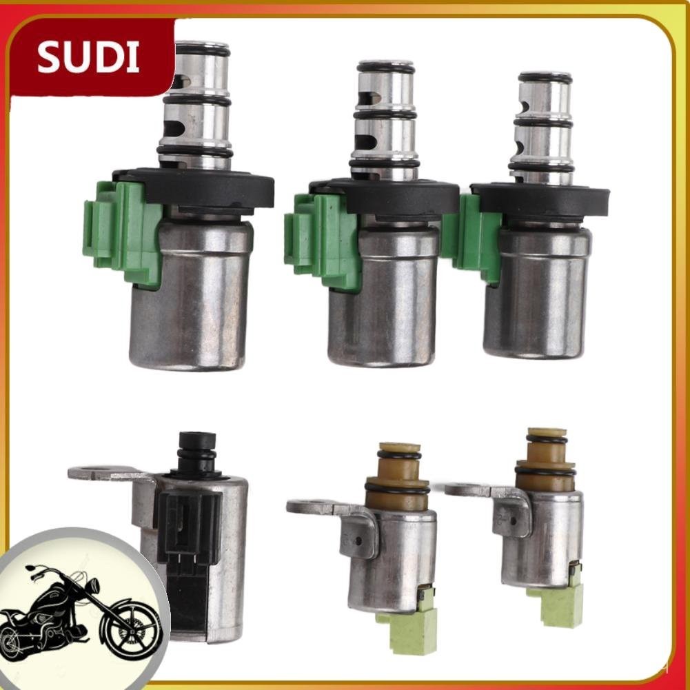 Sudi 4F27E Durable Sturdy Transmission Shift Solenoid Set Metal ABS Wearproof Replacement for Mazda 