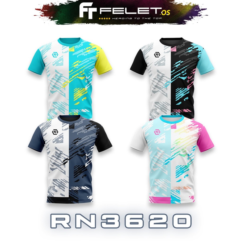FELET RN JERSEY 3620 เสื้อแบดมินตัน Badminton Baju by FELET