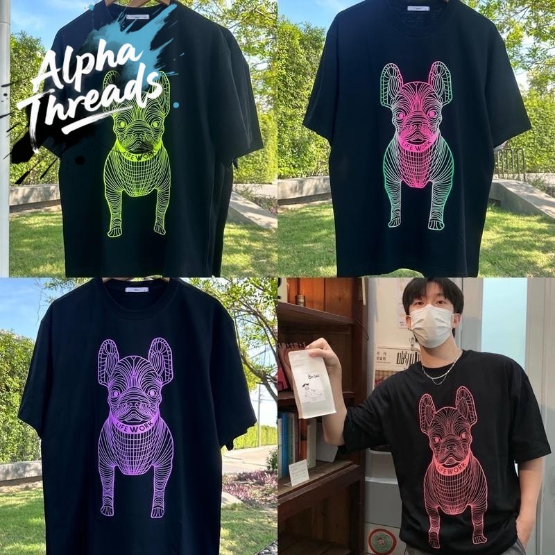 (จัดส่งตลอด 24 ชั่วโมง) เสื้อยืดลายลูกสุนัขเรียบง่ายมินิผู้หญิงสามารถใส่หลวม Tshirt Clothing