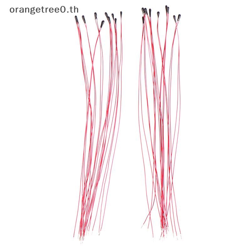 หรือ 10PCS NTC Thermistor ตัวต้านทานความร้อน MF52B 10K 100K Probe สาย B3470 B3380 B3950 B3435 B 4250