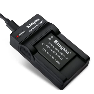 Kingma Nikon EN-EL19 / Sony NP-BJ1 แบตเตอรี่ แท่นชาร์จ ENEL19 / BJ1 (ประกันศูนย์ 1 ปี)