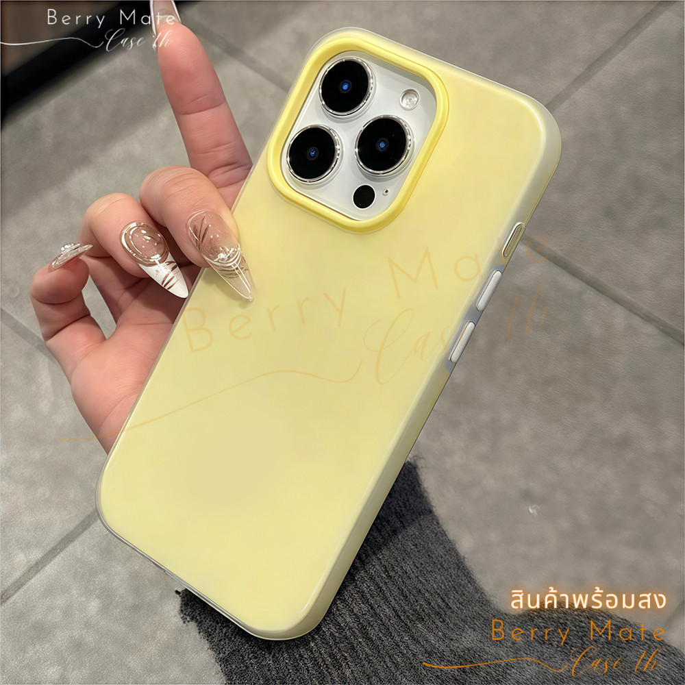 จัดส่งทันที เคสสำหรับไอโฟน16 สีเด่น เคสแบบด้านครอบสองชั้นสีสัน For IPhone13 11 12 14 PLUS 15 16Pro MAX 6/7/8 X XR XSMAX - รูปที่ 5