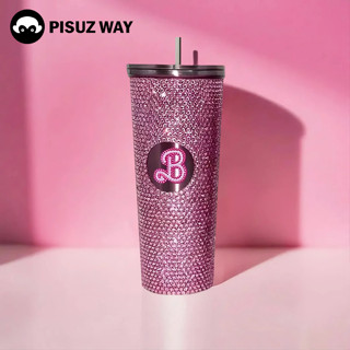 Pisuz Way 710มล ถ้วยฉนวนเย็นค่าความงามสูง, ถ้วยน้ําฟางฤดูร้อ…