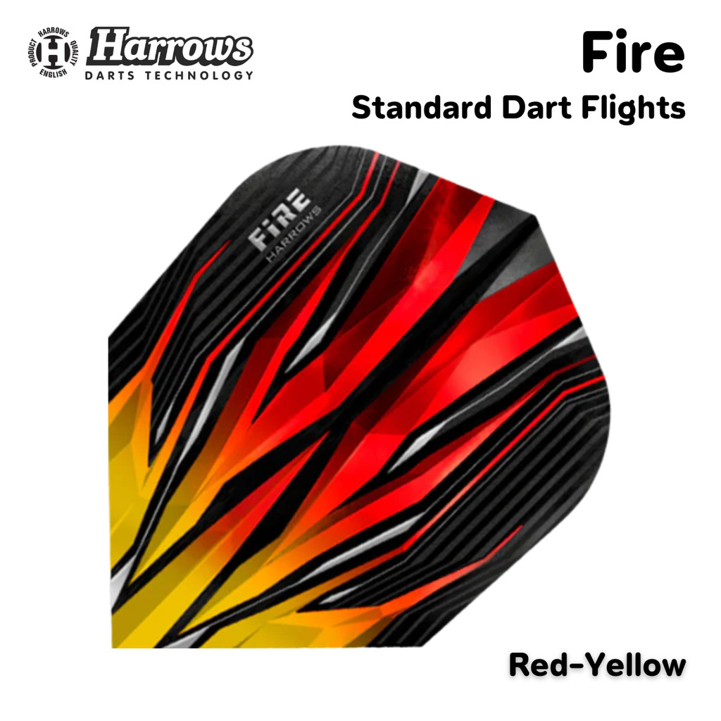 ปีกลูกดอกปาเป้า Harrows Fire Dart Flights หางลูกดอก 3pcs/pack