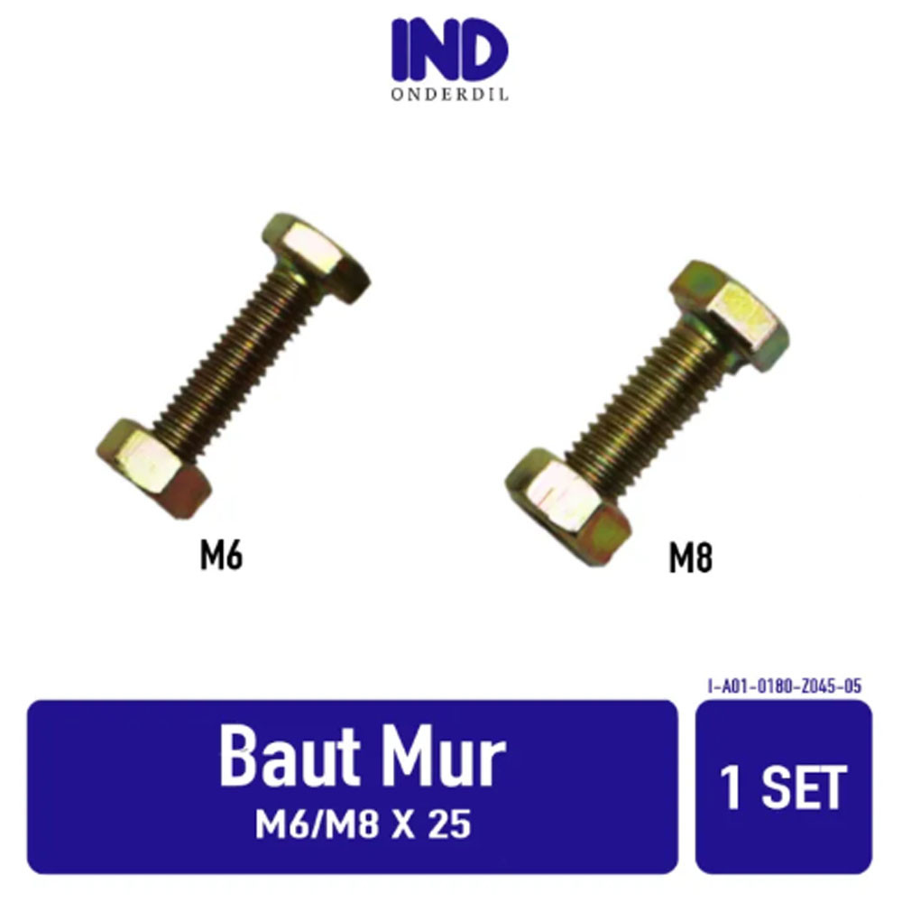 1 PC Bolt Nut M6x25 M8x25 M6 M8 x 25 8x25 M 8 6 Bolt Nut สีเหลืองคีย์ 10 12