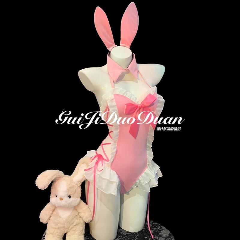 【พร้อมส่ง】bunny girl cosplay anime costume ชุด Women's Clothing Dress maid halloween คอสเพลย์ ชุดอนิเมะ
