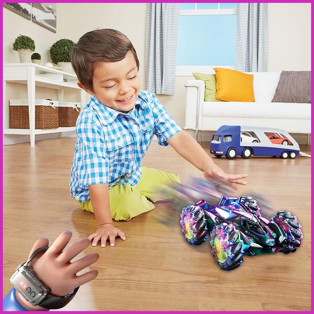 Gesture Sensing Stunt Car Creative Gesture Vehicle สําหรับเด็กรีโมทคอนโทรล Gesture Sensing Car สําหร