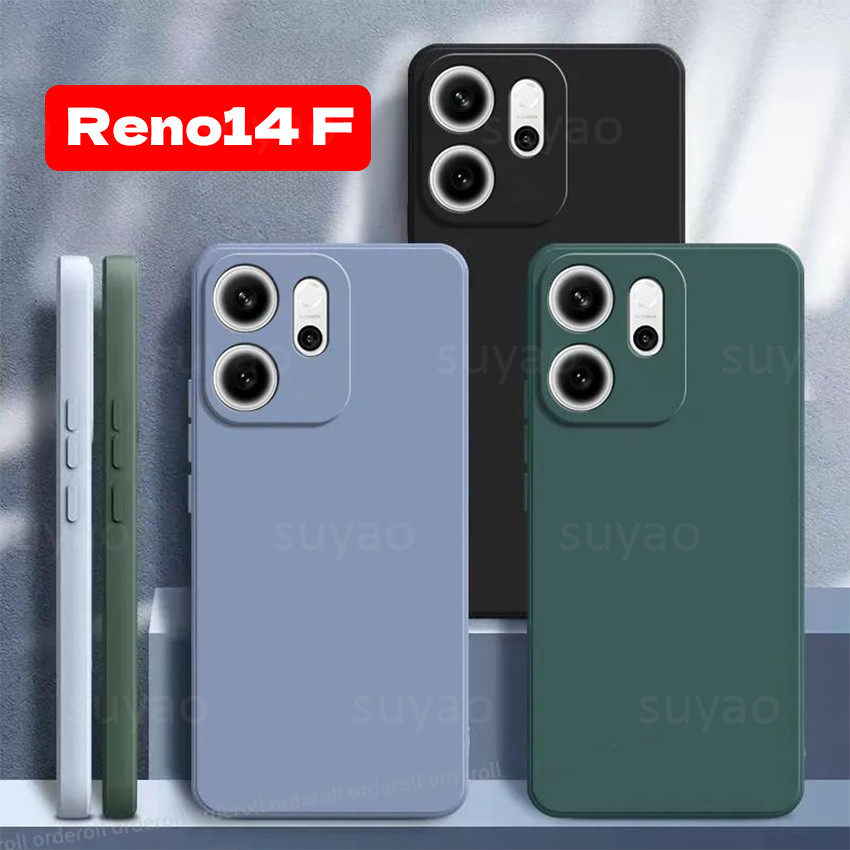 สําหรับOppo Reno 14F 14 F Proเคสโทรศัพท์Soft TPUเกราะกันกระแทกปลอกReno14F Reno14 Reno14Proคลาสสิกตรง