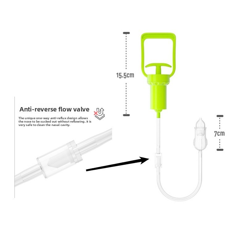 Toddlers NASAL Aspirator Hand Pulled Baby Nose Mucus Cleaner สําหรับ Newborns NASAL Feces & NASAL Co