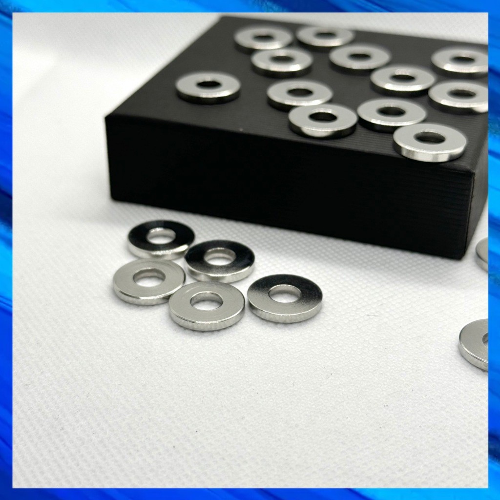 แหวนเรียบมีเนียม #14 #17 #19