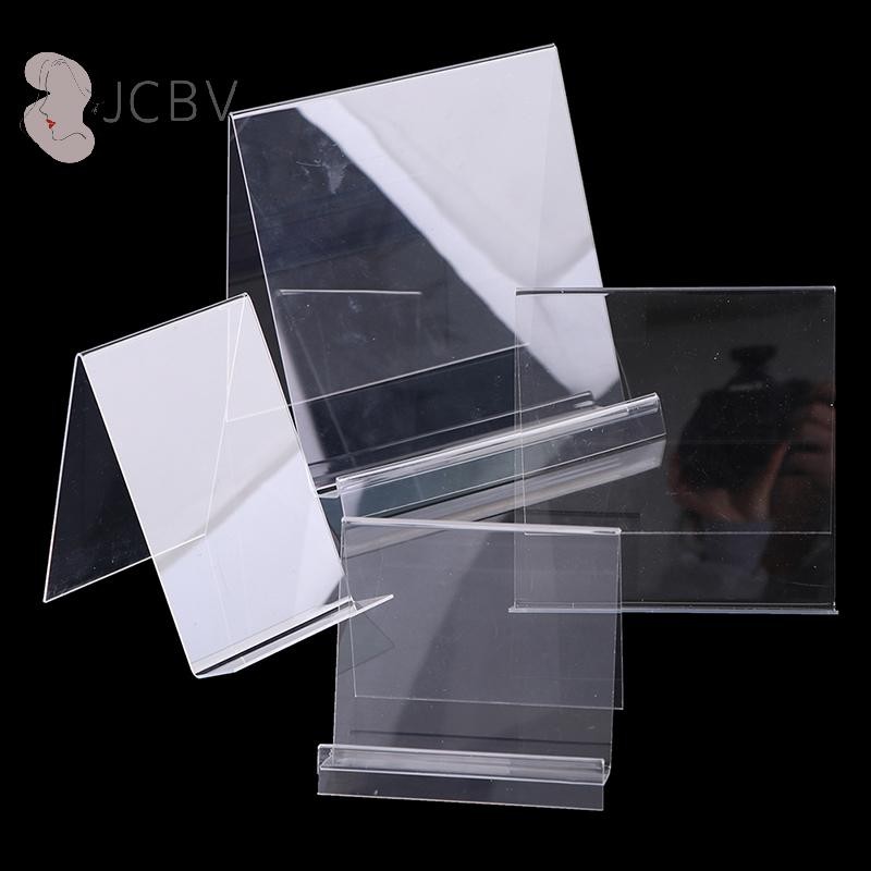 [Dhin] ชั้นวางหนังสือ อะคริลิคใส แบบตั้งโต๊ะ 1 ชิ้น