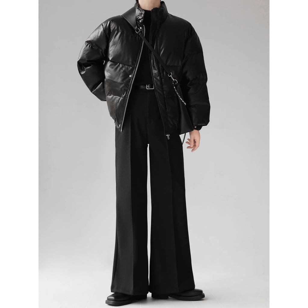 กางเกงผู้ชายทรงหลวม อเนกประสงค์ ขนาดใหญ่ สไตล์ไมโครลาติน สำหรับสวมใส่ง่ายทุกวัน - รูปที่ 3