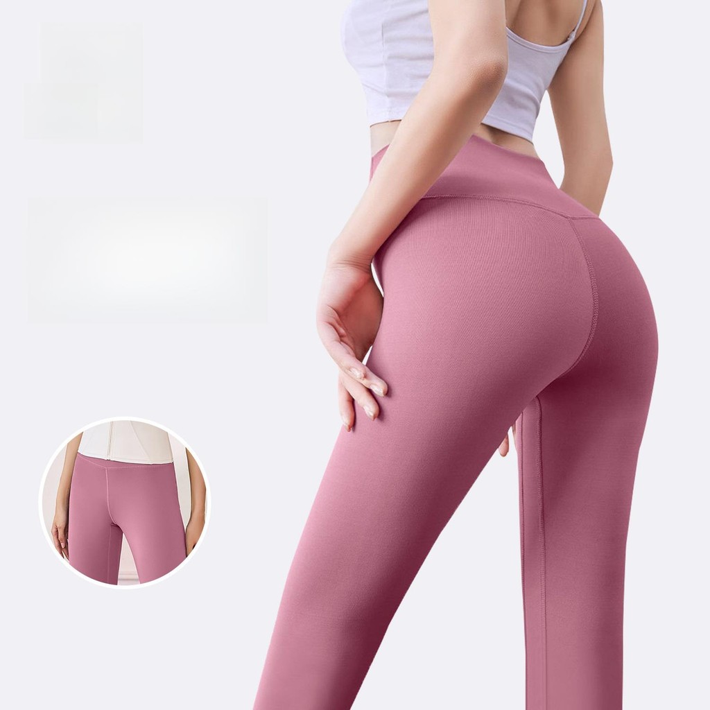 กางเกง-legging Naked Sensation สตรี - เอวสูงยกบั้ะ, breathale squat-proof สำหรับการออกกำลังกายที่ยิม