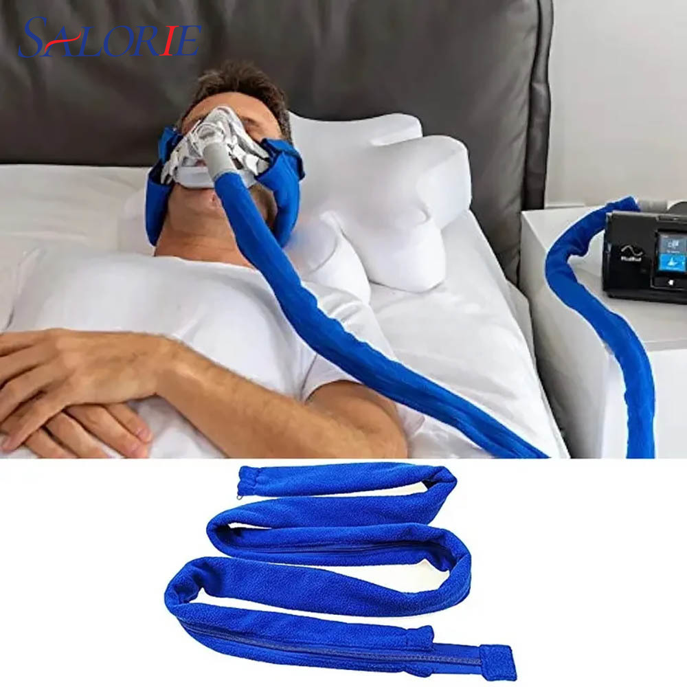 ล้างทําความสะอาดได้ CPAP ท่อฝาครอบท่อ CPAP ท่อซิปท่อ Wrap Piple Protector อุปกรณ์เสริม CPAP ป้องกันเสียงรบกวน Condensation