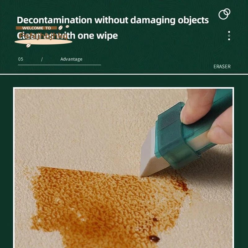 fsfejhbjhkqResuable Stain Remover อุปกรณ์ทําความสะอาดยางลบยางก๊อกน้ําห้องครัวยางลบ Limescale ยางลบ B